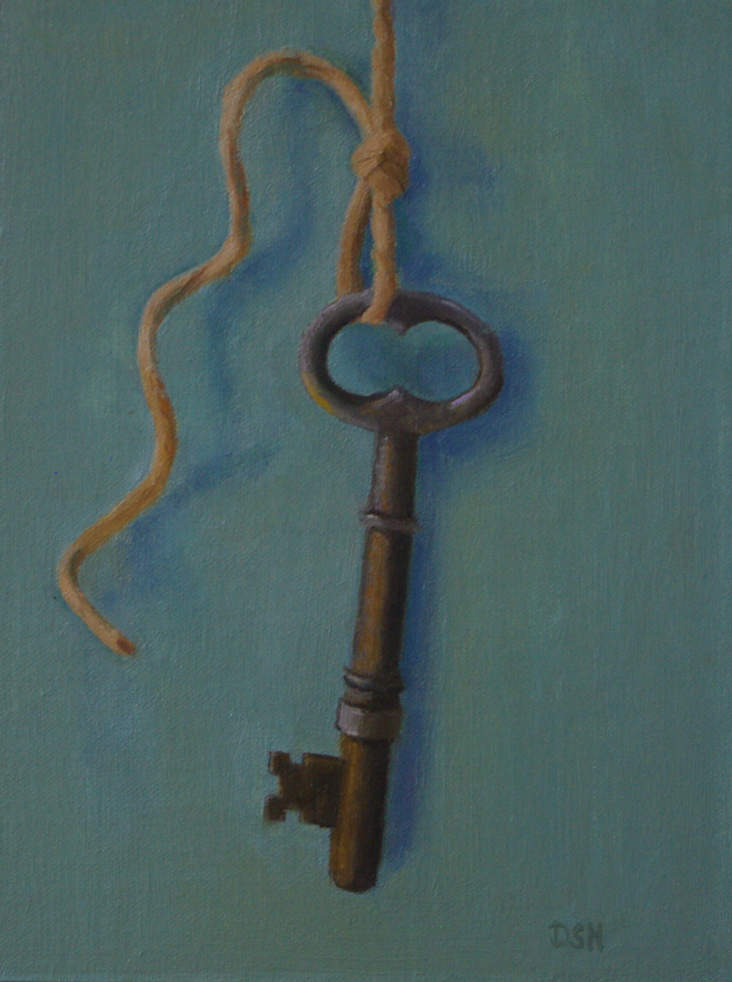 Key Four, Oil on linen panel, 6 x 8