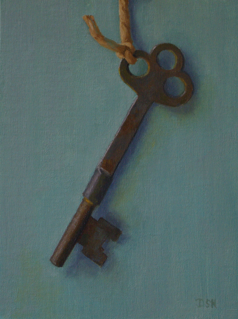 Key Two, Oil on linen panel, 6 x 8