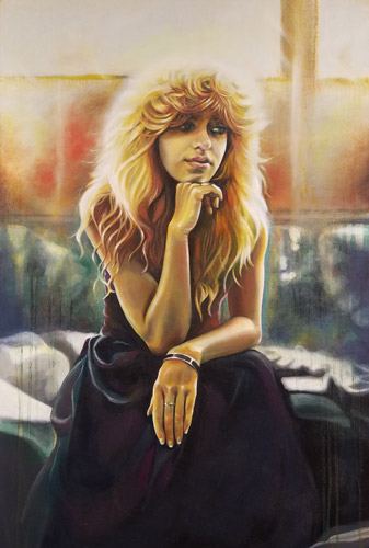 Megg, Oil on canvas, 24x36