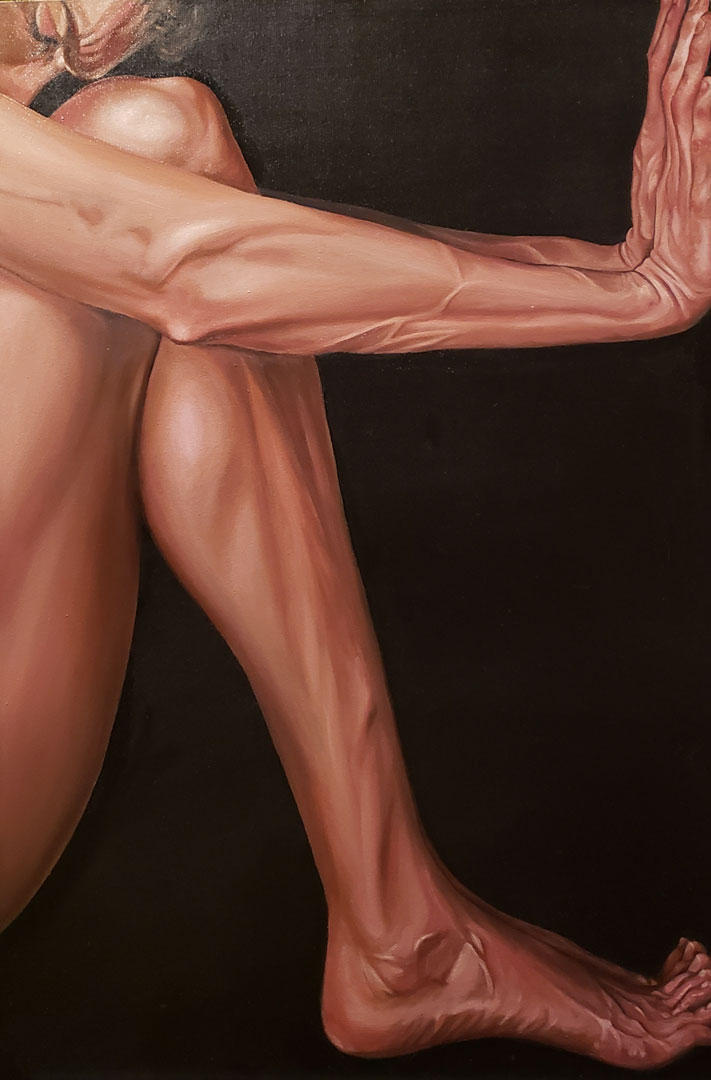 Physiology I, Oil on canvas, 24 x 36