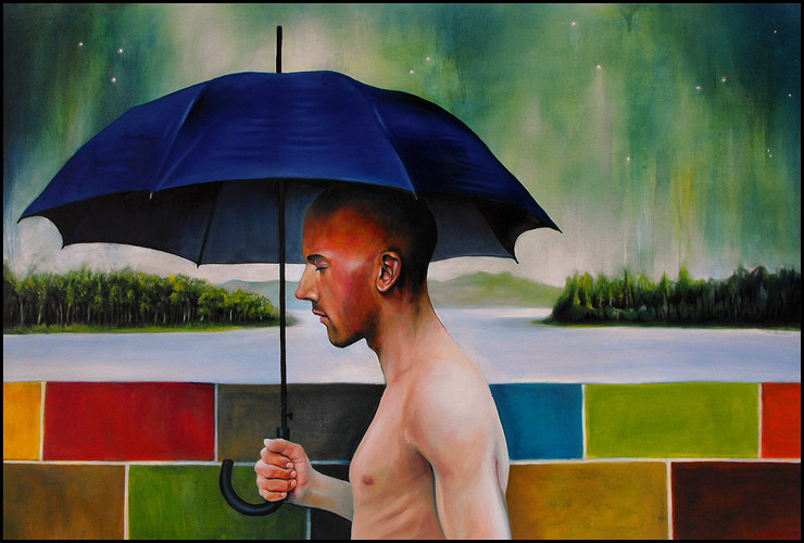 Dream Walking with Peter D., Oil on canvas, 60x40