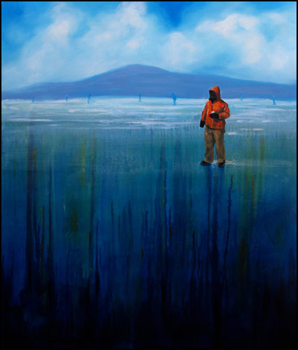 Ice, Oil on canvas, 32x40