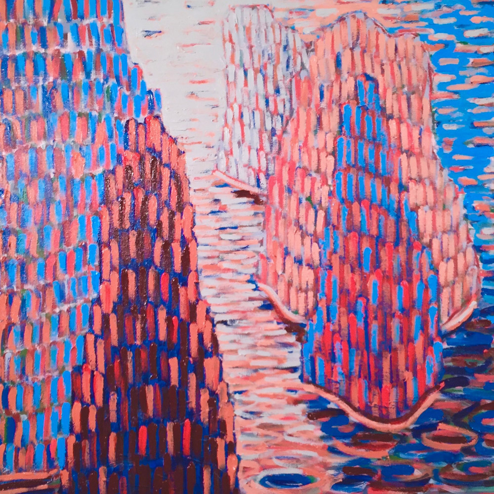 Pass, Acrylic on Canvas, 30 x 30