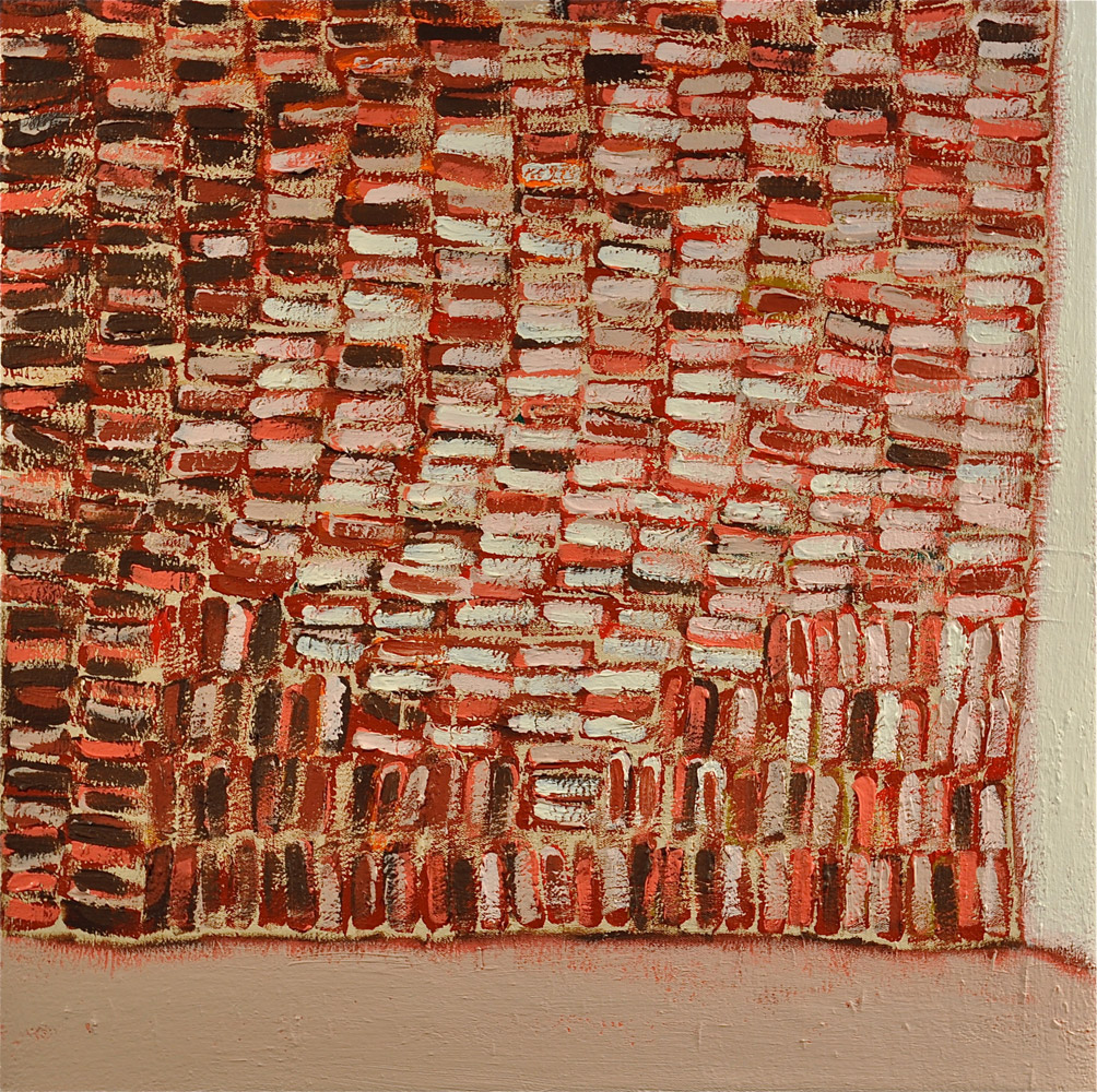 Wall, Acrylic on Canvas, 24 x 24