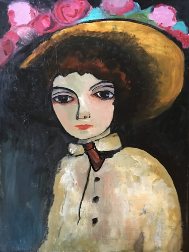 Study of  Kees van Dongen, Acrylic 30x40